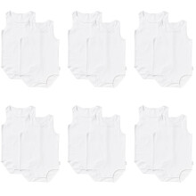 (2) 12 Pack Bonds Wonderbodies Baby Singletsuit Bodysuit Wondersuit Tank BY4VA Bulk