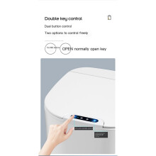 Intelligent Sensor Trash Can Automatic Flip Lid for Home Kitchen Bathroom Waste Classification, Touchless Rubbish Bin