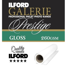 ((44") 111.8cm x 30m) Ilford Glossy Galerie Prestige Gloss Photo Photographic Paper Rolls 260GSM