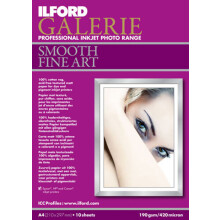 Ilford Galerie Smooth Fine Art Matt Photo Photographic Paper 190gsm A4 10 Sheets IGSFAP
