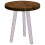 VidaXL vidaXL Table Top Dark Brown Ø 50 x 4 cm Solid Oak Wood 5