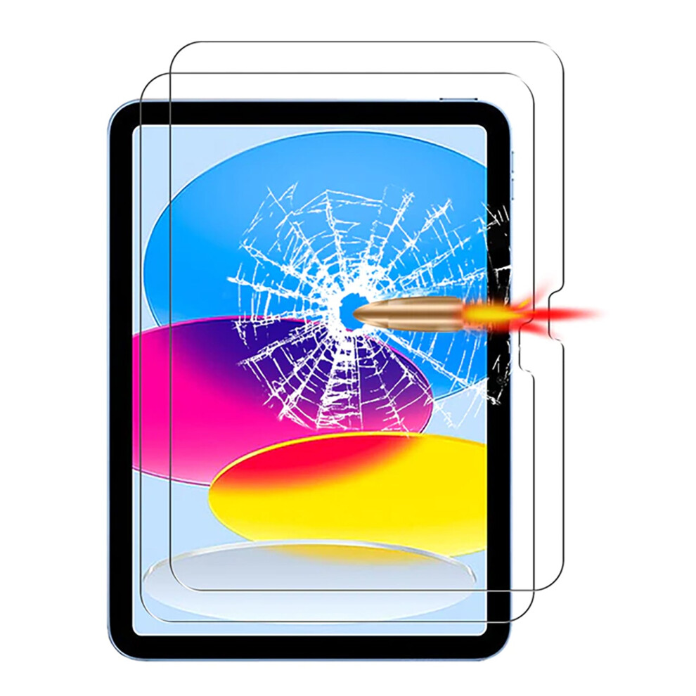 Photos - Protective film / glass 2pcs Tempered Glass Screen Protector for Apple iPad 10th Gen 10.9 Inch  2023 2022