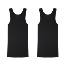 (26 - 4XL - 120CM) 2x Bonds The Original Chesty Ribbed Cotton Mens Black Singlet Tank Top Bulk