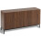 Dark Oak Storage Cabinet,Tip-Over Safe,150x40x80cm 6
