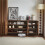 Dark Oak Storage Cabinet,Tip-Over Safe,150x40x80cm 3