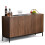 Dark Oak Storage Cabinet,Tip-Over Safe,150x40x80cm 15
