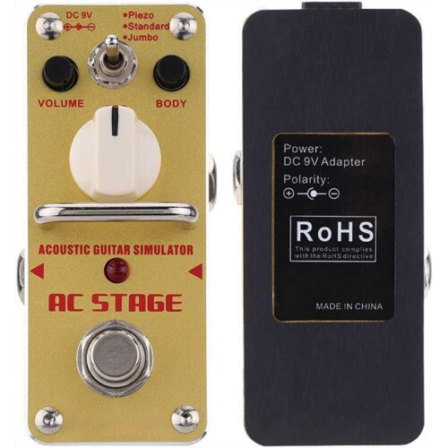 Tomsline AAS-3 AC Stage, Akustisk Gitarrsimulatorpedal 2
