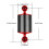2pcs Carbon Fiber Float Buoyancy Underwater Arm Double  Floating Arm Diving Camera Suitable for /Smartphone 6