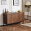 Dark Oak Storage Cabinet,Tip-Over Safe,150x40x80cm 1