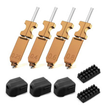 Hotend Nozzle Assembly for Flashforge AD5X Upgraded Bimetallic Hardened Steel Nozzles 3D Printer Replacement Parts