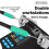 Display Soldering Station 200W Rapid Heating Dual Workstations for C210 C115 Handles EU PLUG 4