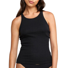 (10) Bonds Organics Chesty Singlet Womens Ribbed Tank Top Underwear Black WTHY