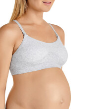 (M) 2x Bonds Maternity Nursing Breastfeeding Pregnancy Seamfree Crop Bra Grey YYCEY