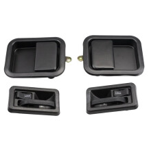 1 Set Car Interior&Exterior Door Handle Left and Right Side for 87-06 CJ 76-86 55176477AB 55176383AE