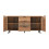 Vintage Brown Sideboard Cabinet, 140cm, 3 Drawers 6