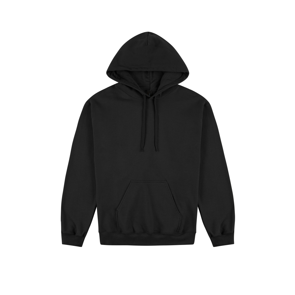 Gildan Premium Cotton Mens Black Hoodie Blank Plain Basic Hooded Sweater Small