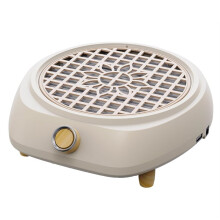 Aspirador de Pó de Unhas Pequeno e Potente com Ventilador Extrator e Sucção Forte, Lixadeira de Unhas Elétrica com Plugue Europeu