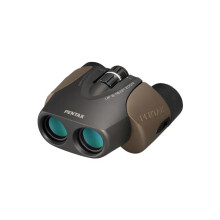 (Brown) Pentax UP 8-16x21 U-Series BAK4 Porro Prism Multi Coated Binoculars