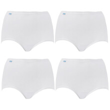 (18) 4x Sloggi Originals Maxi Briefs Womens Ladies Underwear Undies Panties White Bulk 10054778