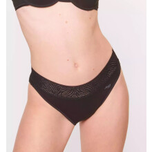 (L) 3x Sloggi Period Pants Tai Medium Leakproof Womens Underwear Panties Black Undies Bulk