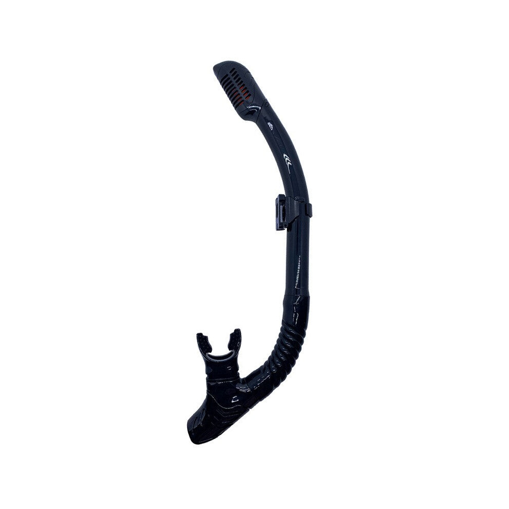 Photos - Swimming Mask  DEDEPU Scuba Diving Snorkel Swimming Underwater Breathing Air Tube Gear Snorkeling Silicone Full Dry Mouthpiece Hose(Black)