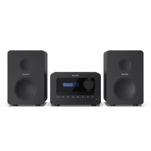 SHARP XL-B514(BK) Bluetooth Hi-Fi Micro System CD Player USB MP3 FM Radio 40W Stereo Remote Control Black