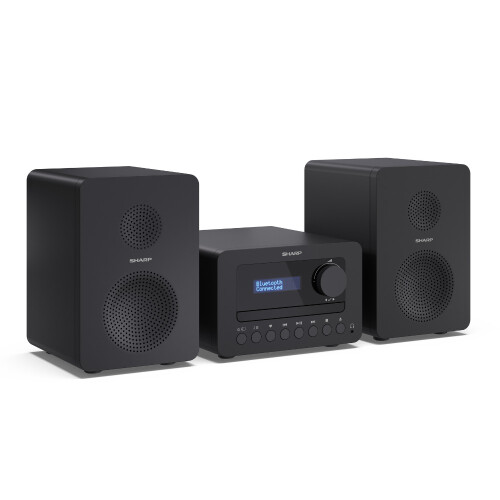 Sharp SHARP XL-B514(BK) Bluetooth Hi-Fi Micro System CD Player USB MP3 FM Radio 40W Stereo Remote Control Black 2