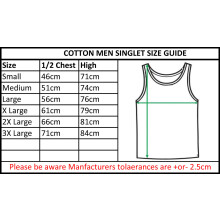 (XL) Mahatma Gandhi Hindi Indian Hero Mens White Basic Tank Top Singlet T Shirt