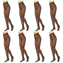 8 Pair RazzaMatazz Fashion Classic Fishnet Tights Womens Pantyhose Stockings Black H80098 Bulk