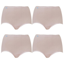 (18) 4x Sloggi Originals Maxi Briefs Womens Ladies Underwear Panties Pink Natural Bulk Undies 10054778