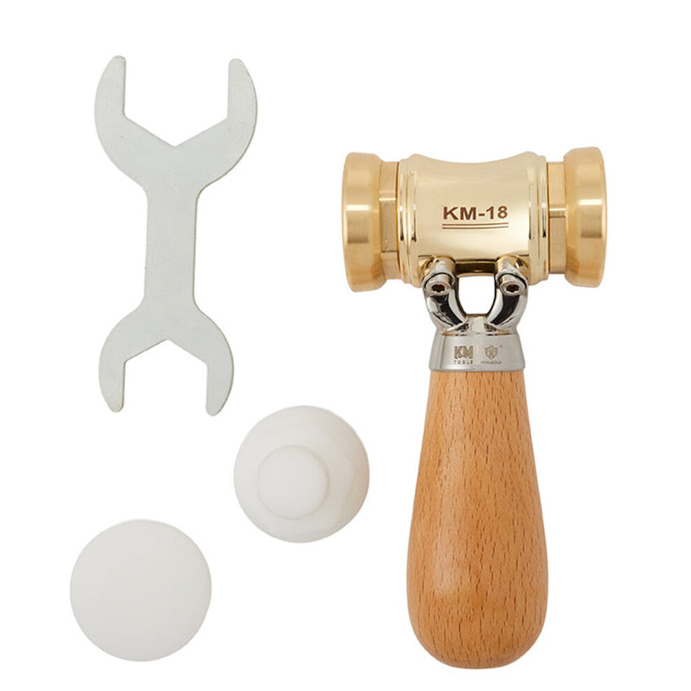 Photos - Hammer HONGDUI KM-18 Woodworking Brass Chisel Mallet  Interchangeable Heads DIY