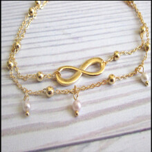 (Gold 8)Beach Sequin Anklet Fashion Casual Simple Exquisite Classic Unique Style Girl