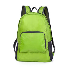 (Green)Mochila de viagem para esportes ao ar livre mochila de náilon impermeável leve bolsa dobrável