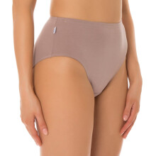 (12) Sloggi Originals Hikini Womens Underwear Undies Panties Briefs Brown Tan 1 Piece High Waisted Bikini