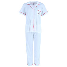 Overslept Women's Pointelle Cherries Notch Pyjama Set