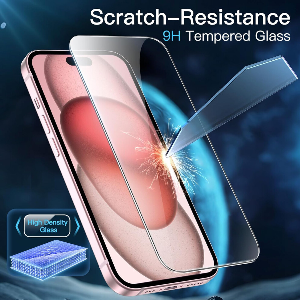 Photos - Protective film / glass 10 Pack 9H Tempered Glass Screen Protector Guard for Apple iPhone 15 Front Bulk