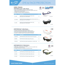 x2 Safetyware Atlas Clear Anti Fog Scratch Resistant Work Safety Glasses Goggles Bulk Protective Eyewear Eye Protection