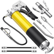 Pistolet Graisseur Robuste à Poignée Pistolet - Outil de Lubrification Haute Performance pour SUV et Camions
