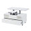 (White, Particle Board) White Lift-Top Coffee Table with Wheels 11