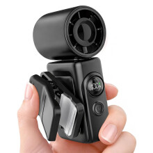 Ventilador Portátil con Clip Hotsales, Ventilador de Mano Recargable de 13350 RPM con Pantalla LED, Clip Desmontable Giratorio de 360 A