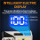 Portable LED Flashlight with Tail Magnet USB Rechargeable Super Bright COB Cap Clip Light for Camping Lantern White 4