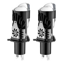 2Pcs H4 Lenses LED Car Headlight Bulb Car H4 LED Headlights H4 Projector Led for Motorcycle Headlight H4 Led Lamp