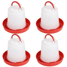 1.5kg Chicken Feeder with Leg Stand - Ideal for Poultry Food and Water Dispensing