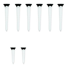 8 Stuks/Zak 79/45 mm Golftees, Verstelbare Plastic Tees, Verminderen Wrijving, Zijspin, Step-Down Tees, Golfaccessoires