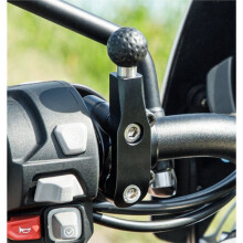 Suporte de Expansão de Guidão com Cabeça Esférica de 25 mm para GoldWing GL1800 Tour DCT F6B 18-25 com Suporte para Celular