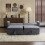 (Gray, Fabric) 207cm King Pull-Out Sofa Bed, Fabric Convertible 15