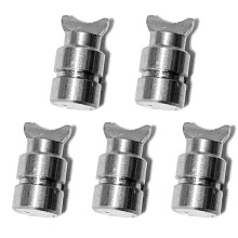 5X Metal Semilunar Pin Fishing Wheel Half Moon Suitable for Abu Water Drop Wheel BMAX SMAX PMAX Revo
