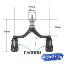 2X Reel Replacement Double Handle Carbon Arm Fishing Reel DIY Modified Fishing Tackle for SEAKNIGHT