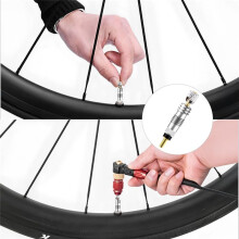 20Pcs Professional Brass Presta Valve Core & Stem - Leak-Proof Valve Cores Universal for Tubeless Road/MTB Bike Tires