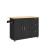 Fold-Top Rolling Island Cart – 135x44x90cm 12